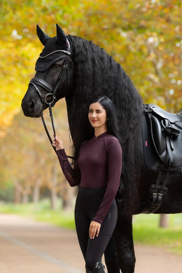 LeMieux Ladies Heyden Lightweight Base Layer Damson| Online For Equine