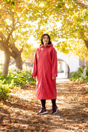 LeMieux Ladies HydroShield Robe Cranberry