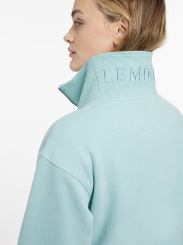 Buy LeMieux Ladies Keira Quarter Neck Sweat Aqua | Online for Equine