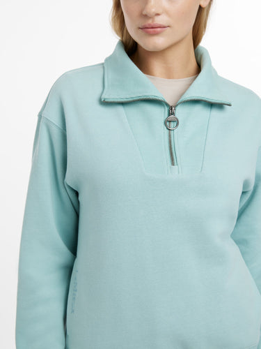 Buy LeMieux Ladies Keira Quarter Neck Sweat Aqua | Online for Equine