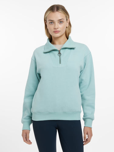 Buy LeMieux Ladies Keira Quarter Neck Sweat Aqua | Online for Equine