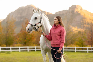 LeMieux Ladies Keira Quarter Zip Sweat Cranberry| Online For Equine