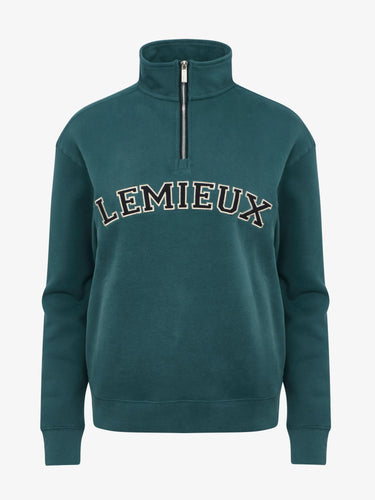 LeMieux Ladies Kelsie Quarter Neck Sweat Jungle| Online For Equine