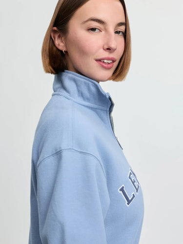 LeMieux Ladies Kelsie Quarter Neck Sweat Powder Blue| Online For Equine