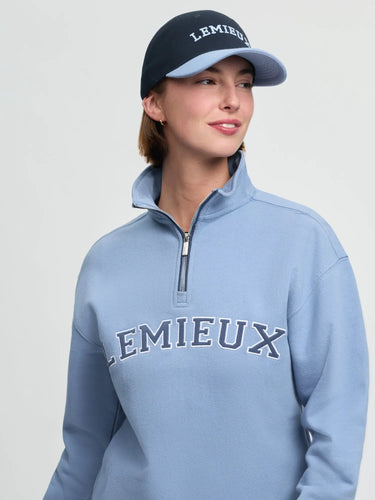 LeMieux Ladies Kelsie Quarter Neck Sweat Powder Blue| Online For Equine