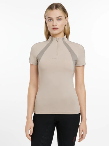 LeMieux Ladies Maria Mesh Short Sleeve Baselayer Almond| Online For Equine