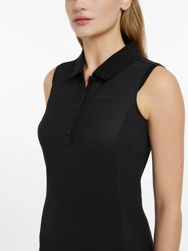 LeMieux Ladies Marissa Sleeveless Polo Black| Online For Equine