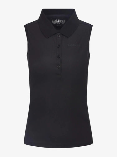 LeMieux Ladies Marissa Sleeveless Polo Black| Online For Equine