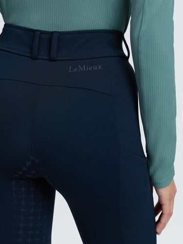 LeMieux Ladies Navy Becca Half Seat Breeches Navy| Online For Equine