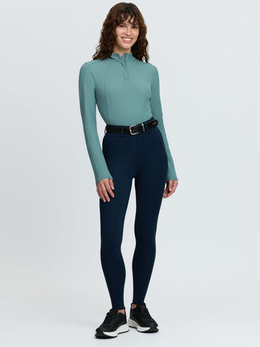 LeMieux Ladies Navy Becca Half Seat Breeches Navy| Online For Equine