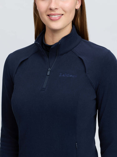 LeMieux Ladies Navy Frances Quarter Zip Fleece Navy| Online For Equine