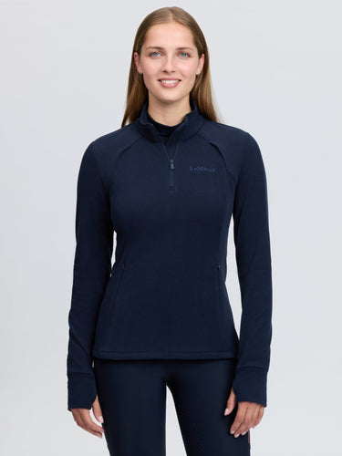 LeMieux Ladies Navy Frances Quarter Zip Fleece Navy| Online For Equine