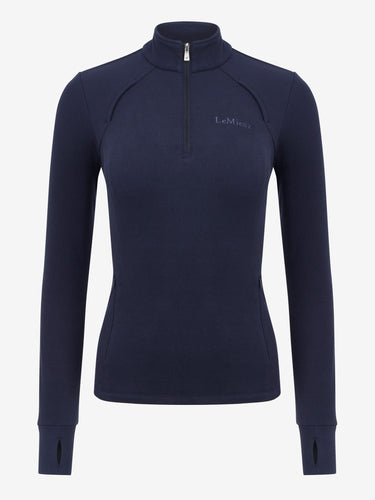 LeMieux Ladies Navy Frances Quarter Zip Fleece Navy| Online For Equine