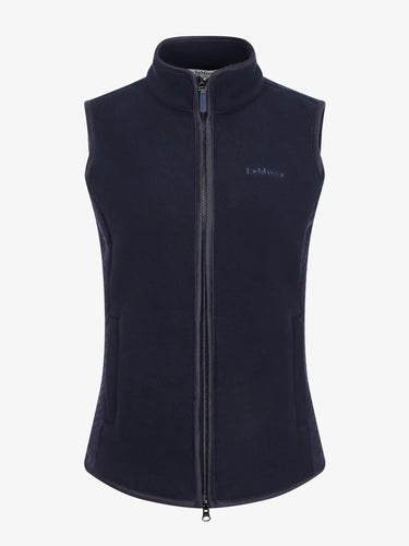 LeMieux Ladies Navy Frankie Fleece Gilet Navy| Online For Equine