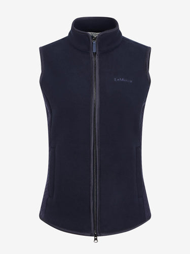 LeMieux Ladies Navy Frankie Fleece Gilet Navy| Online For Equine