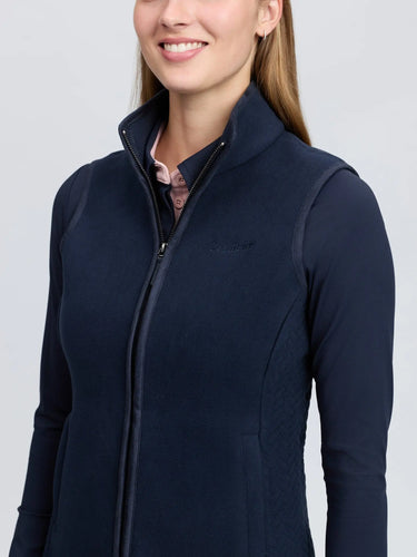 LeMieux Ladies Navy Frankie Fleece Gilet Navy| Online For Equine