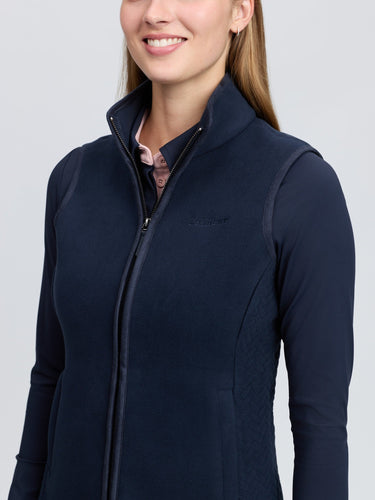 LeMieux Ladies Navy Frankie Fleece Gilet Navy| Online For Equine