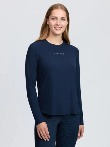 LeMieux Ladies Navy Long Sleeve Sports Tee| Online For Equine