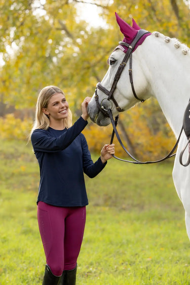 LeMieux Ladies Navy Long Sleeve Sports Tee| Online For Equine