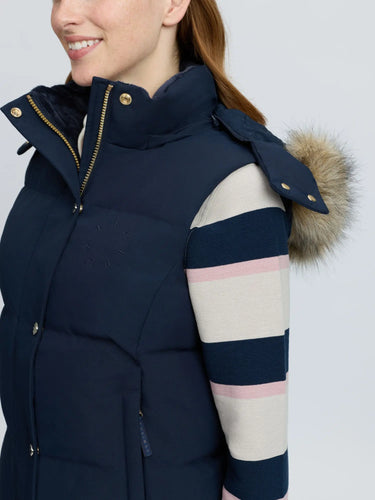 LeMieux Ladies Navy Margot Hooded Gilet| Online For Equine