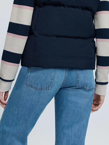 LeMieux Ladies Navy Margot Hooded Gilet| Online For Equine