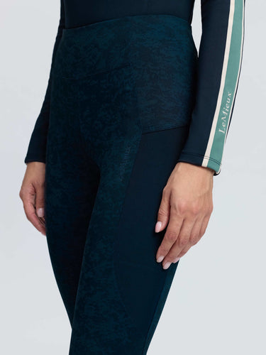 LeMieux Ladies Navy Naomi Pull On Breeches Printed Navy| Online For Equine