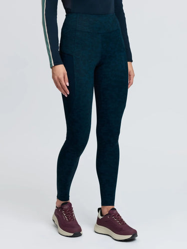 LeMieux Ladies Navy Naomi Pull On Breeches Printed Navy| Online For Equine