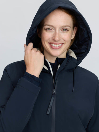 LeMieux Ladies Navy Phoebe Half Zip Waterproof Anorak Navy| Online For Equine