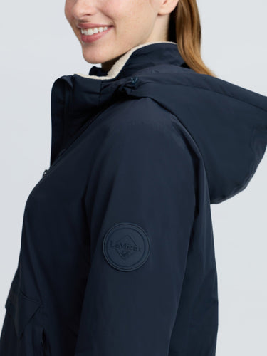 LeMieux Ladies Navy Phoebe Half Zip Waterproof Anorak Navy| Online For Equine
