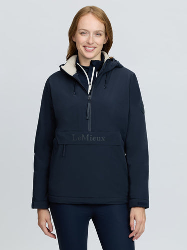 LeMieux Ladies Navy Phoebe Half Zip Waterproof Anorak Navy| Online For Equine