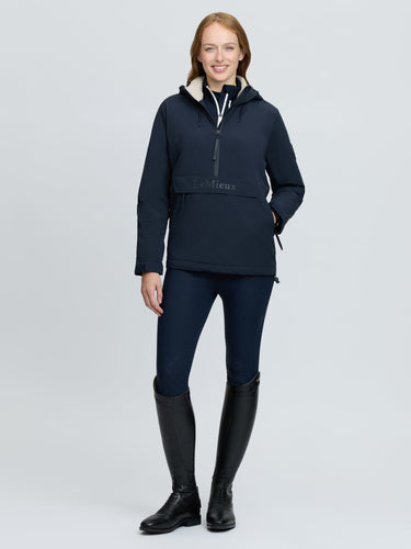 LeMieux Ladies Navy Phoebe Half Zip Waterproof Anorak Navy| Online For Equine