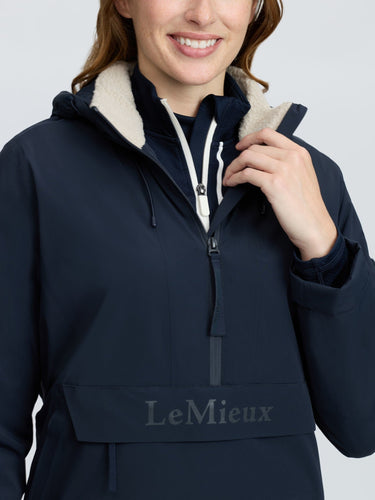 LeMieux Ladies Navy Phoebe Half Zip Waterproof Anorak Navy| Online For Equine