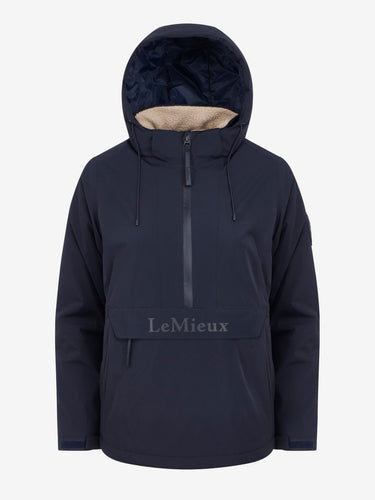 LeMieux Ladies Navy Phoebe Half Zip Waterproof Anorak Navy| Online For Equine
