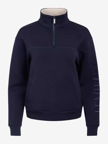 LeMieux Ladies Navy Scarlet Quarter Zip Sweat Navy| Online For Equine