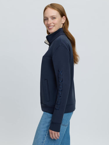 LeMieux Ladies Navy Scarlet Quarter Zip Sweat Navy| Online For Equine
