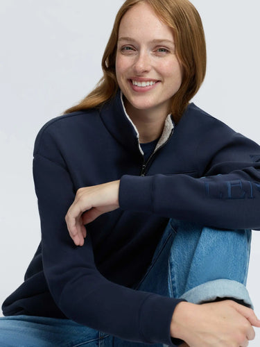 LeMieux Ladies Navy Scarlet Quarter Zip Sweat Navy| Online For Equine