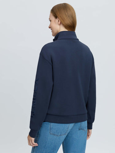 LeMieux Ladies Navy Scarlet Quarter Zip Sweat Navy| Online For Equine