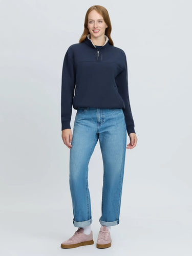 LeMieux Ladies Navy Scarlet Quarter Zip Sweat Navy| Online For Equine