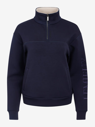 LeMieux Ladies Navy Scarlet Quarter Zip Sweat Navy| Online For Equine