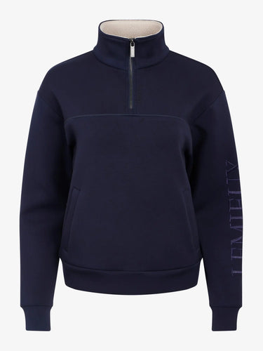 LeMieux Ladies Navy Scarlet Quarter Zip Sweat Navy| Online For Equine