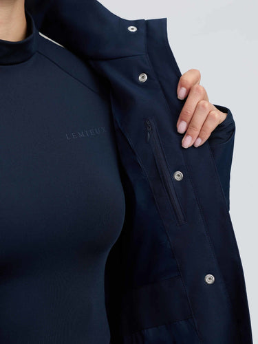 LeMieux Ladies Navy Stormwear Performance Riding Coat Navy| Online For Equine