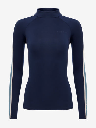 LeMieux Ladies Navy Talia High Neck Base Layer Navy| Online For Equine