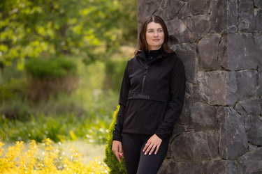 LeMieux Ladies Perri Half Zip Waterproof Jacket Black| Online For Equine