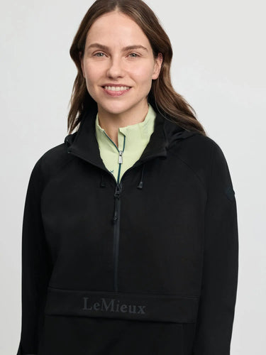 LeMieux Ladies Perri Half Zip Waterproof Jacket Black| Online For Equine