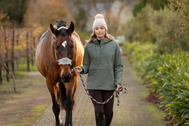 LeMieux Ladies Phoebe Half Zip Waterproof Anorak Rosemary| Online For Equine