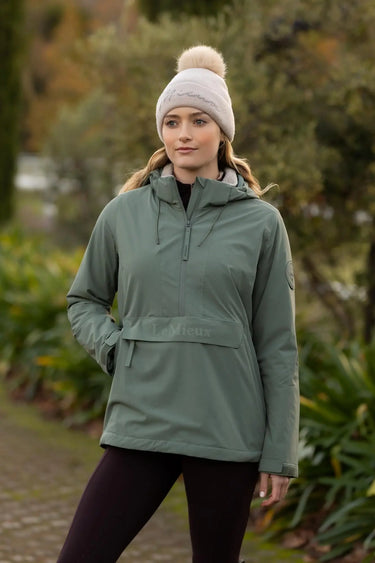 LeMieux Ladies Phoebe Half Zip Waterproof Anorak Rosemary| Online For Equine