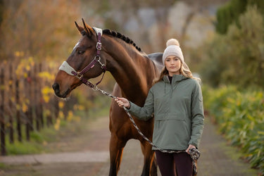LeMieux Ladies Phoebe Half Zip Waterproof Anorak Rosemary| Online For Equine