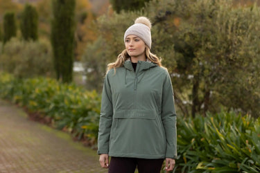 LeMieux Ladies Phoebe Half Zip Waterproof Anorak Rosemary| Online For Equine