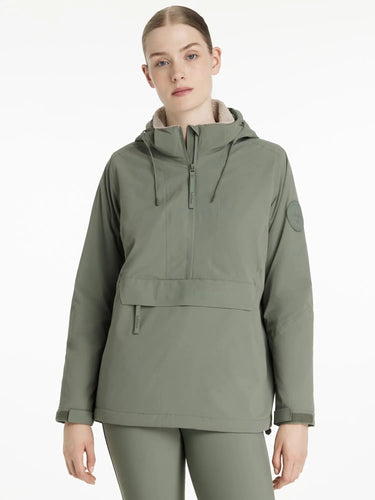 LeMieux Ladies Phoebe Half Zip Waterproof Anorak Rosemary| Online For Equine