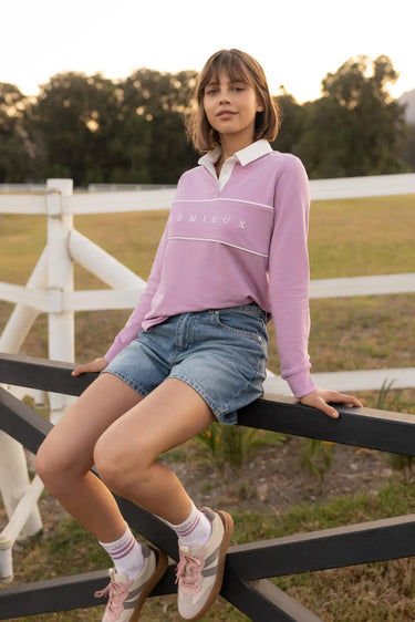 LeMieux Ladies Rochelle Rugby Shirt Fondant| Online For Equine